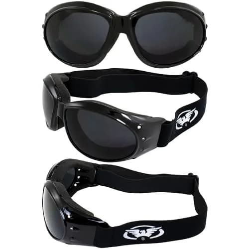 Global Vision Eliminator Goggles Super Dark Lens with Micro-Fiber Pouch | Shatterproof UV400 Protection thumbnail 8