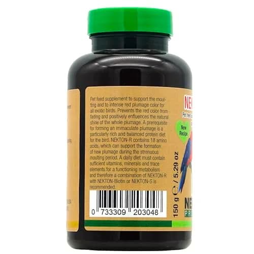 Nekton R Enhances Red Color in Birds, 150g | Supports Vibrant Feathers & Deepens Colors thumbnail 4