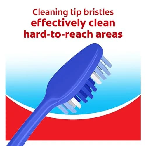 Colgate Extra Clean Medium Toothbrushes, 6 Count | Deep Cleaning Power Bristles thumbnail 5