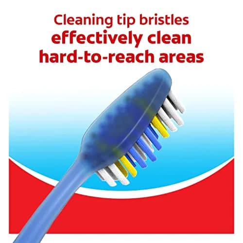 Colgate Extra Clean Adult Toothbrushes, Soft, 6 Pack | Deep Cleaning & Gentle Bristles thumbnail 5