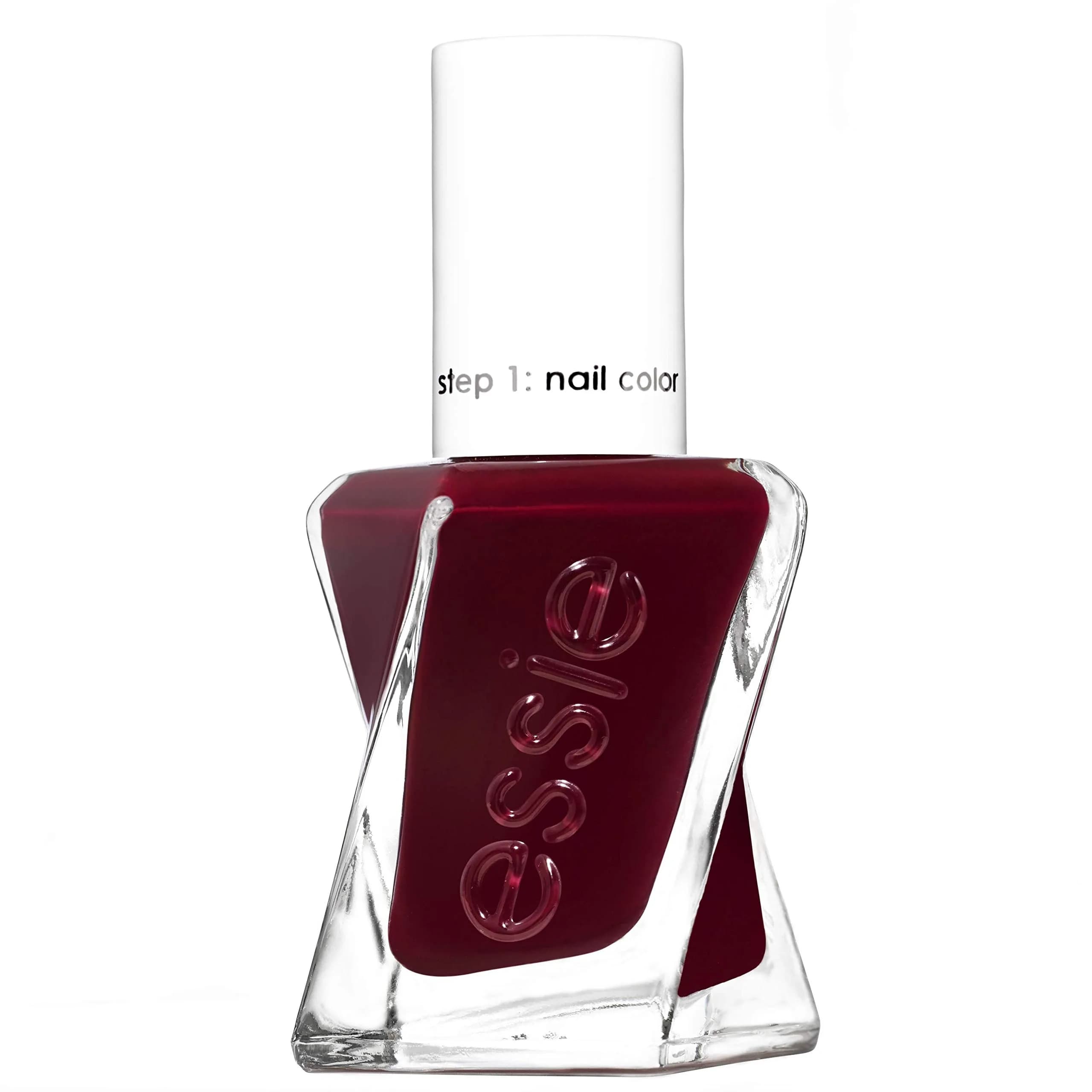 essie Gel Couture Gala-vanting 0.46 Fl Oz | Long-Lasting, Chip-Resistant Gel Polish for Women — Marooned Red