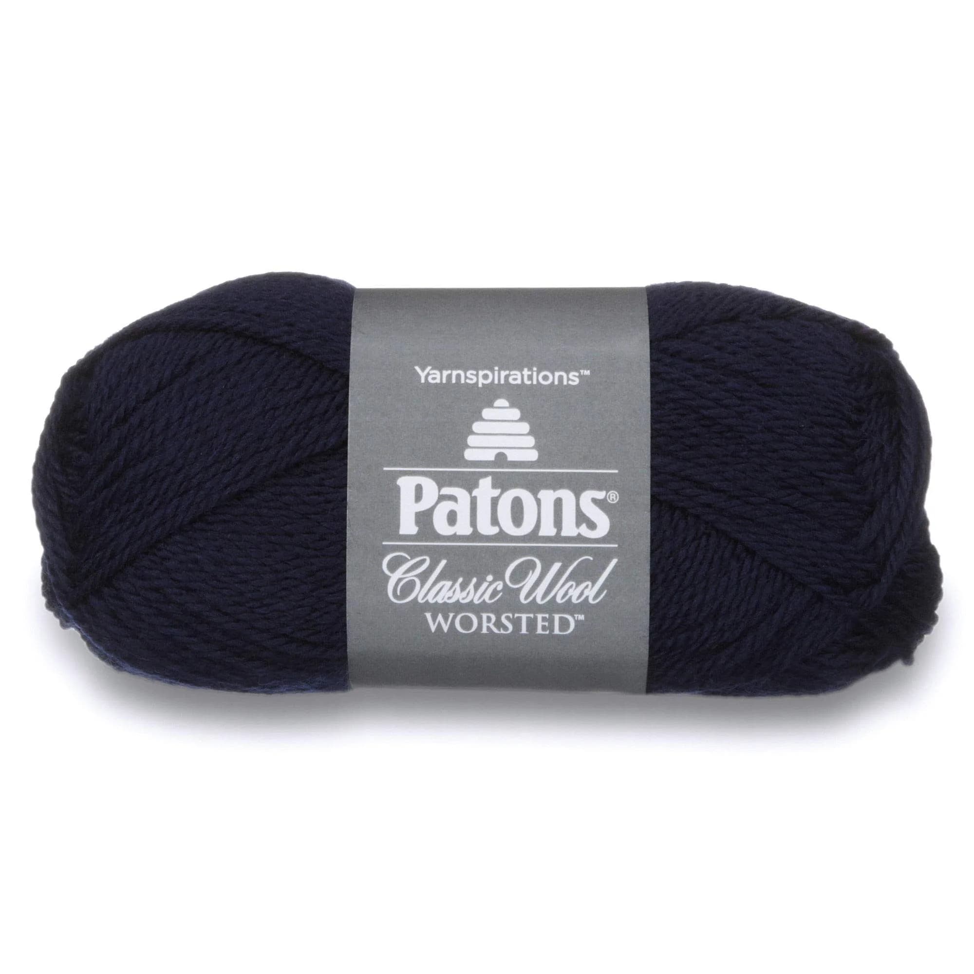 Patons Classic Wool Yarn Navy 100g (3.5 oz) | 100% Wool for Heirloom Projects