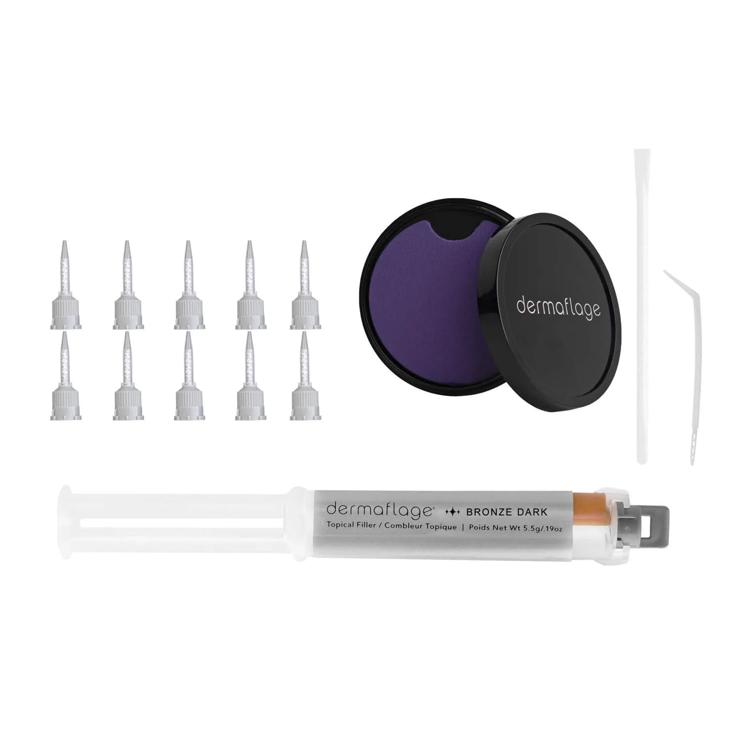 Dermaflage Scar Filler Kit - Deep Skin Tone Waterproof Concealer for Acne & Wrinkles, 1 Count - main product image
