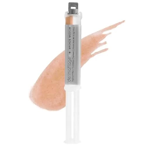 Dermaflage Topical Filler Single Applicator for scars - Bronze Medium 5.6 ml (0.19 Fl Oz) | Waterproof Scar Concealer for All Skin Tones thumbnail 1