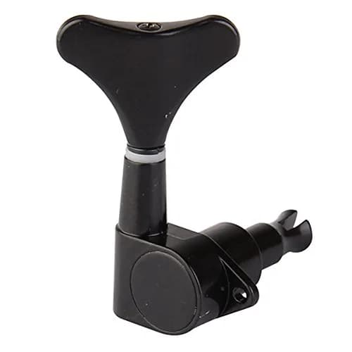 Musiclily Basic 3L3R 19:1 Ratio Bass Machine Heads Tuning Pegs Keys Black thumbnail 4