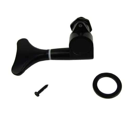 Musiclily Basic 3L3R 19:1 Ratio Bass Machine Heads Tuning Pegs Keys Black thumbnail 8