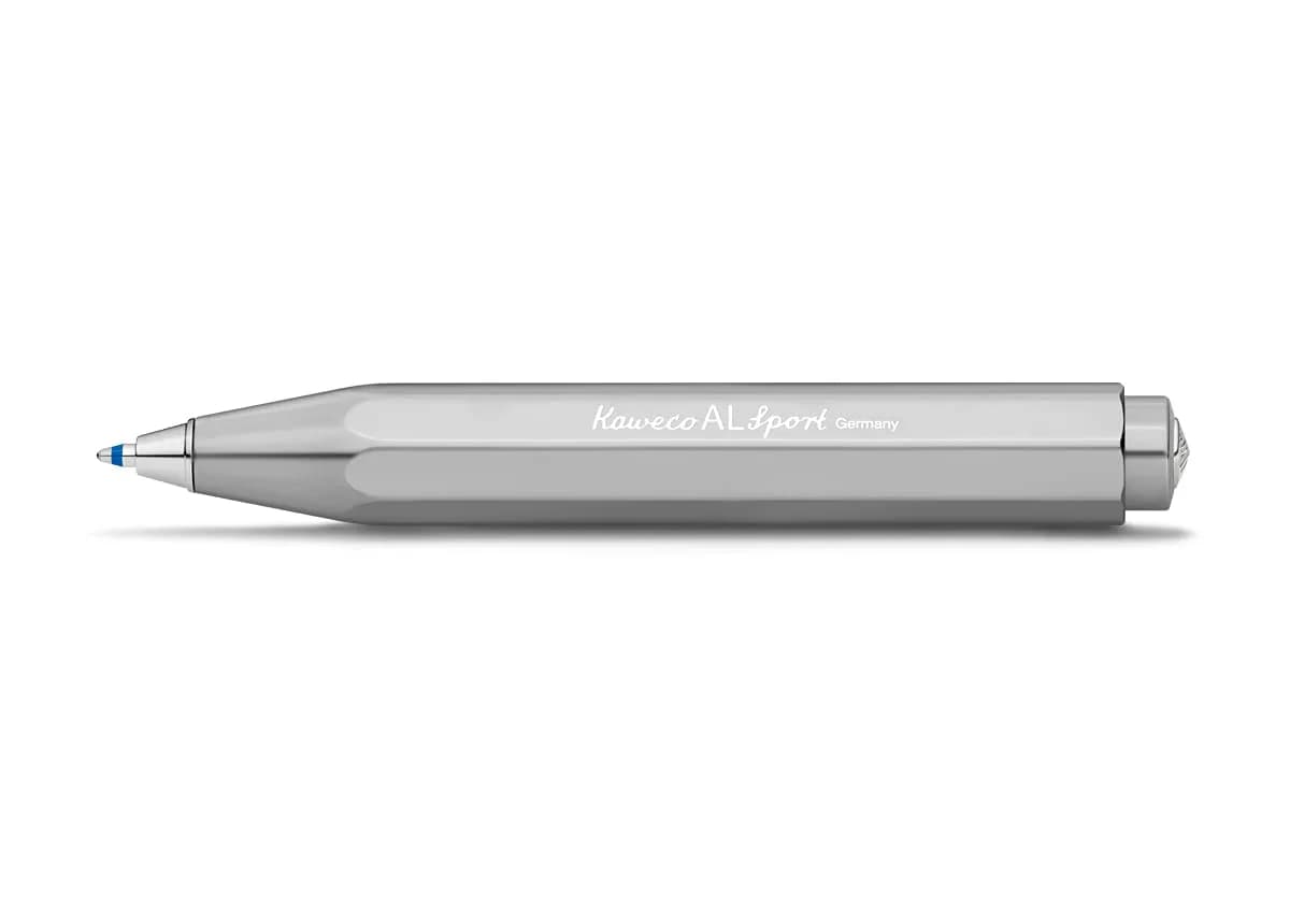 Kaweco AL SPORT Ball Pen Raw | 10.5cm (4.13in) Aluminium Ballpoint Pen with D1 Refills | Smooth Ink Flow - main product image