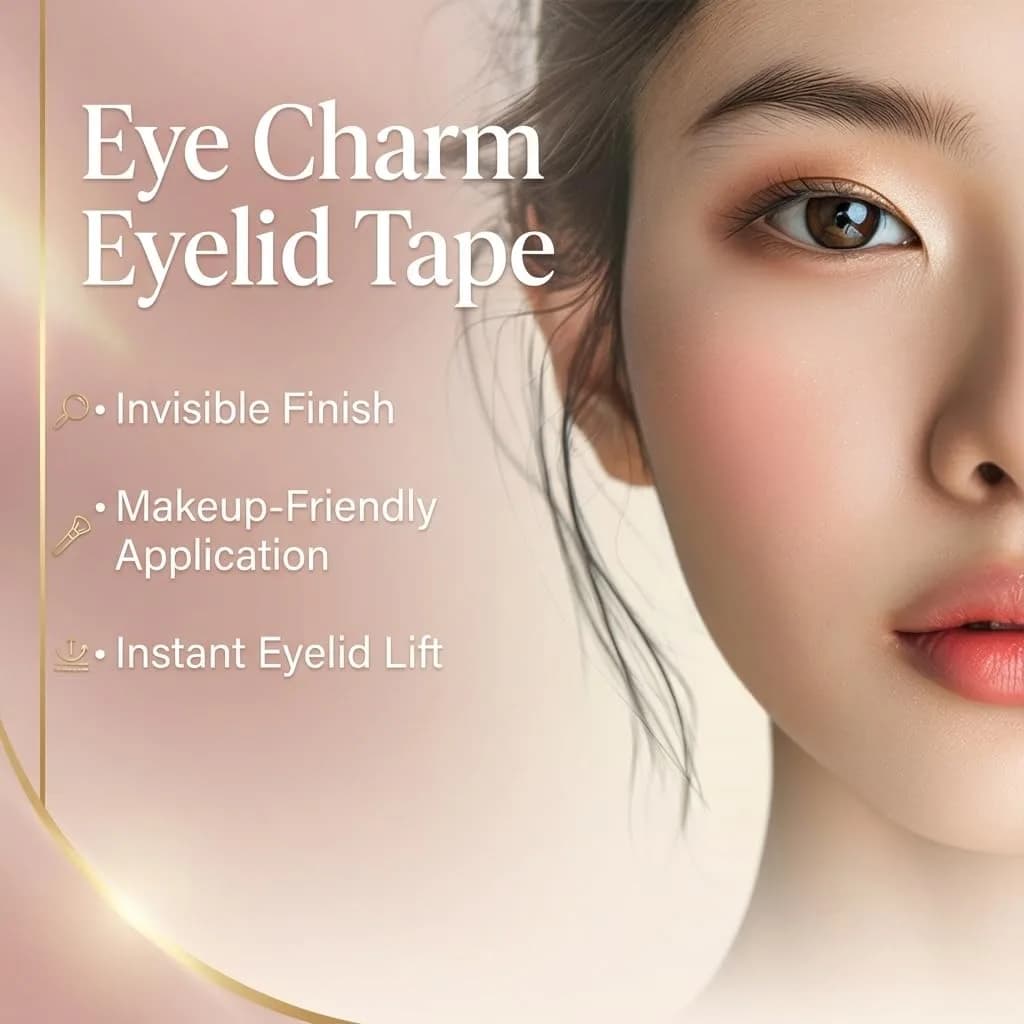 Eye Charm Magic Slim Double Eyelid Tape 176 Count | Invisible Strips for Hooded Monolid Correction - view 8