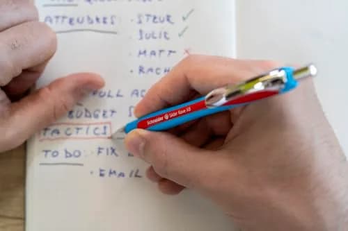 Schneider Slider Rave XB Ballpoint Pen, 1.4mm Red Ink, 5-Pack | Smooth Viscoglide Ink Flow thumbnail 3