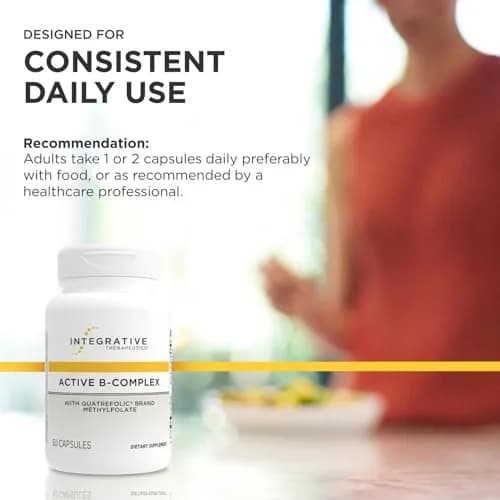 Integrative Therapeutics Active B-Complex with Methylfolate 60 Count | Cellular Energy & Immune Support thumbnail 7