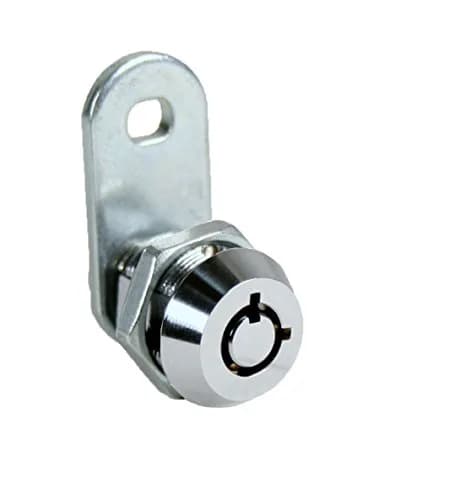 FJM Tubular Cam Lock 3/8" Chrome Finish | Keyed Alike, Versatile & Secure (70-120 chars) thumbnail 2