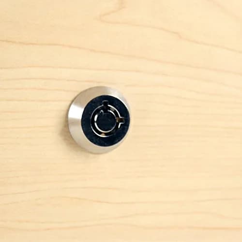 FJM Tubular Cam Lock 3/8" Chrome Finish | Keyed Alike, Versatile & Secure (70-120 chars) thumbnail 3