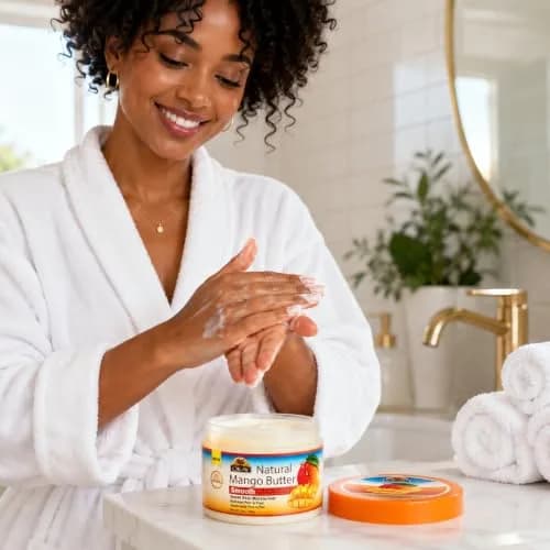 OKAY Pure Naturals Shea & Mango Body Butter 207ml (7 Fl Oz) | Deep Hydration for All Skin Types thumbnail 4