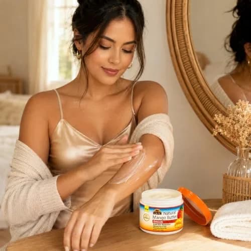 OKAY Pure Naturals Shea & Mango Body Butter 207ml (7 Fl Oz) | Deep Hydration for All Skin Types thumbnail 8