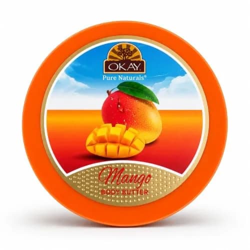 OKAY Pure Naturals Shea & Mango Body Butter 207ml (7 Fl Oz) | Deep Hydration for All Skin Types thumbnail 2