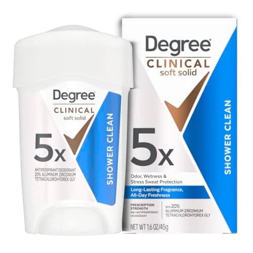 Degree Clinical Antiperspirant Deodorant Soft Solid 1.7 oz | 96-Hour Sweat & Odor Protection thumbnail 1