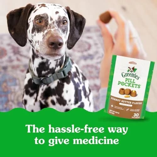 Greenies Pill Pockets Peanut Butter Large Size Dog Treats 180 Count (7.9 oz x 6) | Vet-Recommended Medicine Masking thumbnail 4