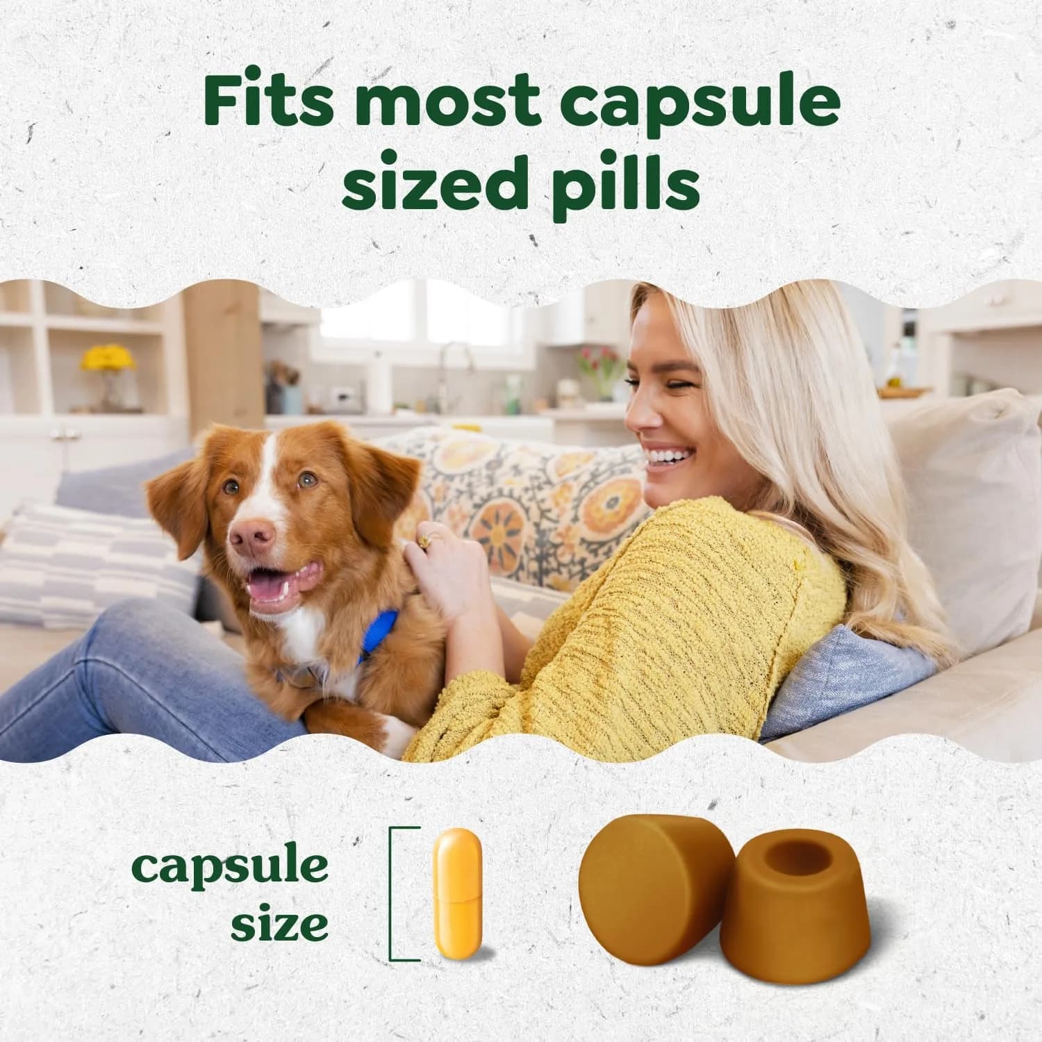 Greenies Pill Pockets Peanut Butter Large Size Dog Treats 180 Count (7.9 oz x 6) | Vet-Recommended Medicine Masking - view 5