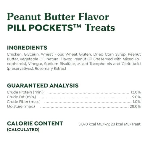 Greenies Pill Pockets Peanut Butter Large Size Dog Treats 180 Count (7.9 oz x 6) | Vet-Recommended Medicine Masking thumbnail 6