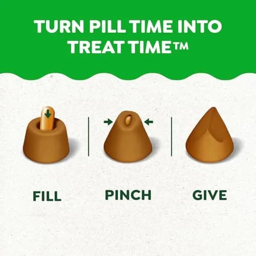Greenies Pill Pockets Peanut Butter Large Size Dog Treats 180 Count (7.9 oz x 6) | Vet-Recommended Medicine Masking thumbnail 2