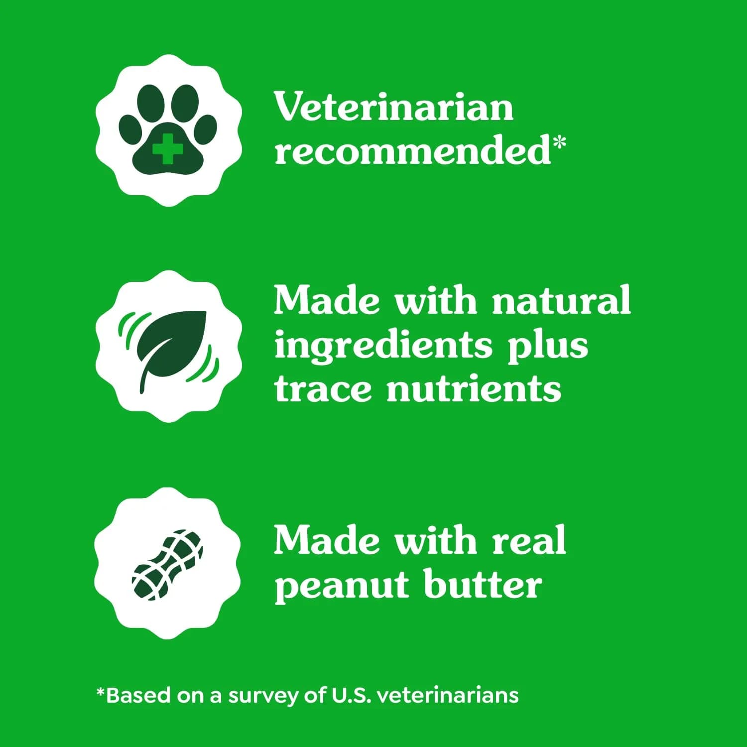 Greenies Pill Pockets Peanut Butter Large Size Dog Treats 180 Count (7.9 oz x 6) | Vet-Recommended Medicine Masking - view 3
