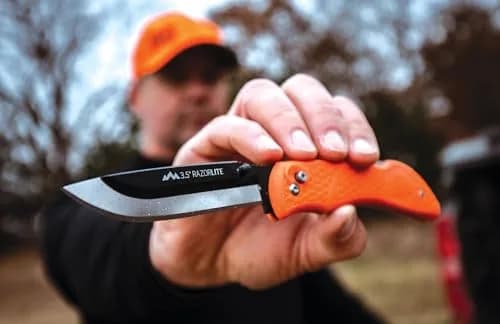 OUTDOOR EDGE Razor-Lite Folding Hunting Knife – 3.5" Replaceable Blades | Non-Slip Rubber Handle thumbnail 6