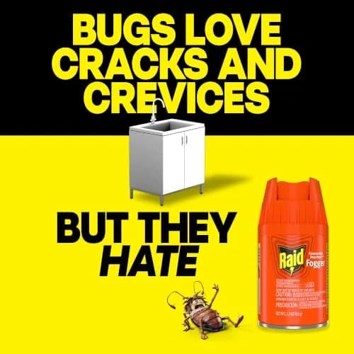 Raid Deep Reach Pest Killer & Roach Fogger 1.5 fl oz | Indoor Roach & Flea Control, Residual Action for Up to 2 Months thumbnail 6