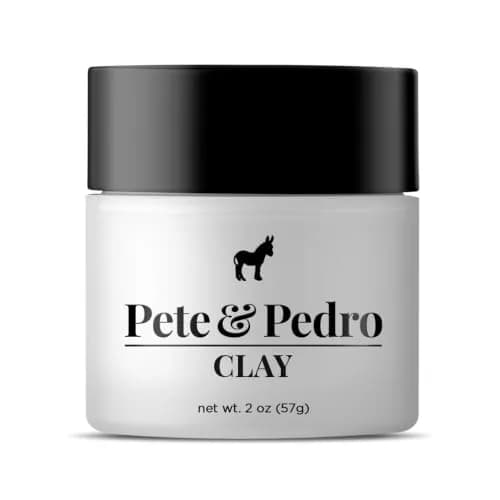 Pete & Pedro Hair Styling Clay 2 oz | Medium Hold, Low Shine, Matte Finish for Men thumbnail 1