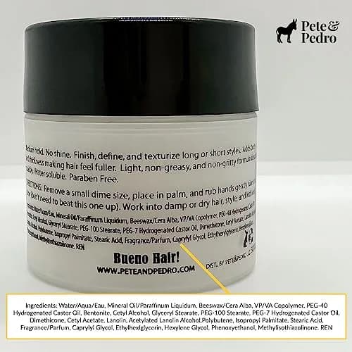 Pete & Pedro Hair Styling Clay 2 oz | Medium Hold, Low Shine, Matte Finish for Men thumbnail 9