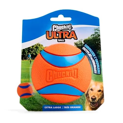 Chuckit! Ultra Ball Dog Toy XL 3.5-in (8.9cm) — Durable Rubber, High Bounce, Floats thumbnail 4