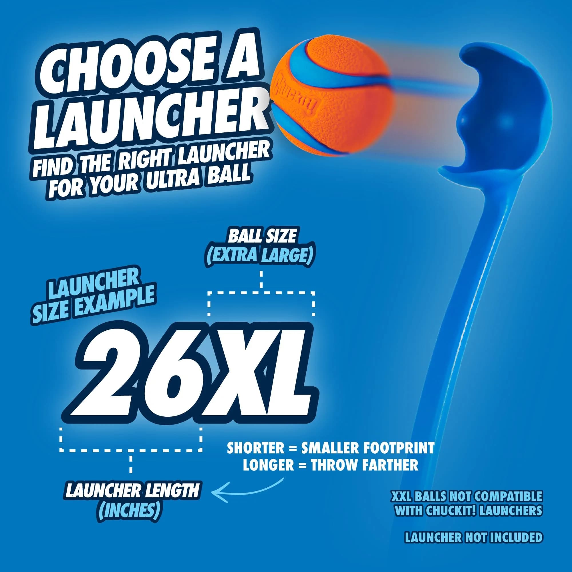 Chuckit! Ultra Ball Dog Toy XL 3.5-in (8.9cm) — Durable Rubber, High Bounce, Floats - view 8