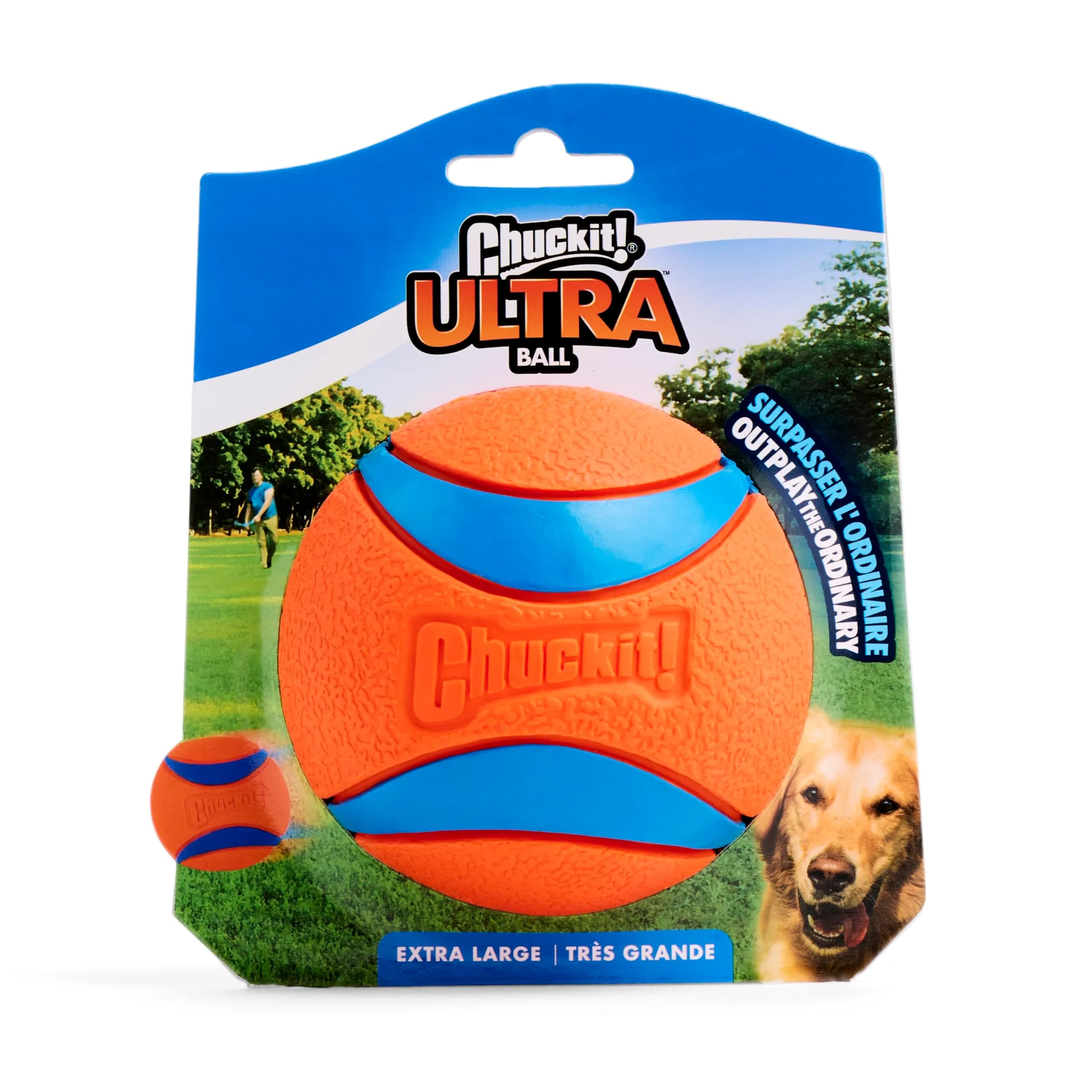 Chuckit! Ultra Ball Dog Toy XL 3.5-in (8.9cm) — Durable Rubber, High Bounce, Floats - view 4