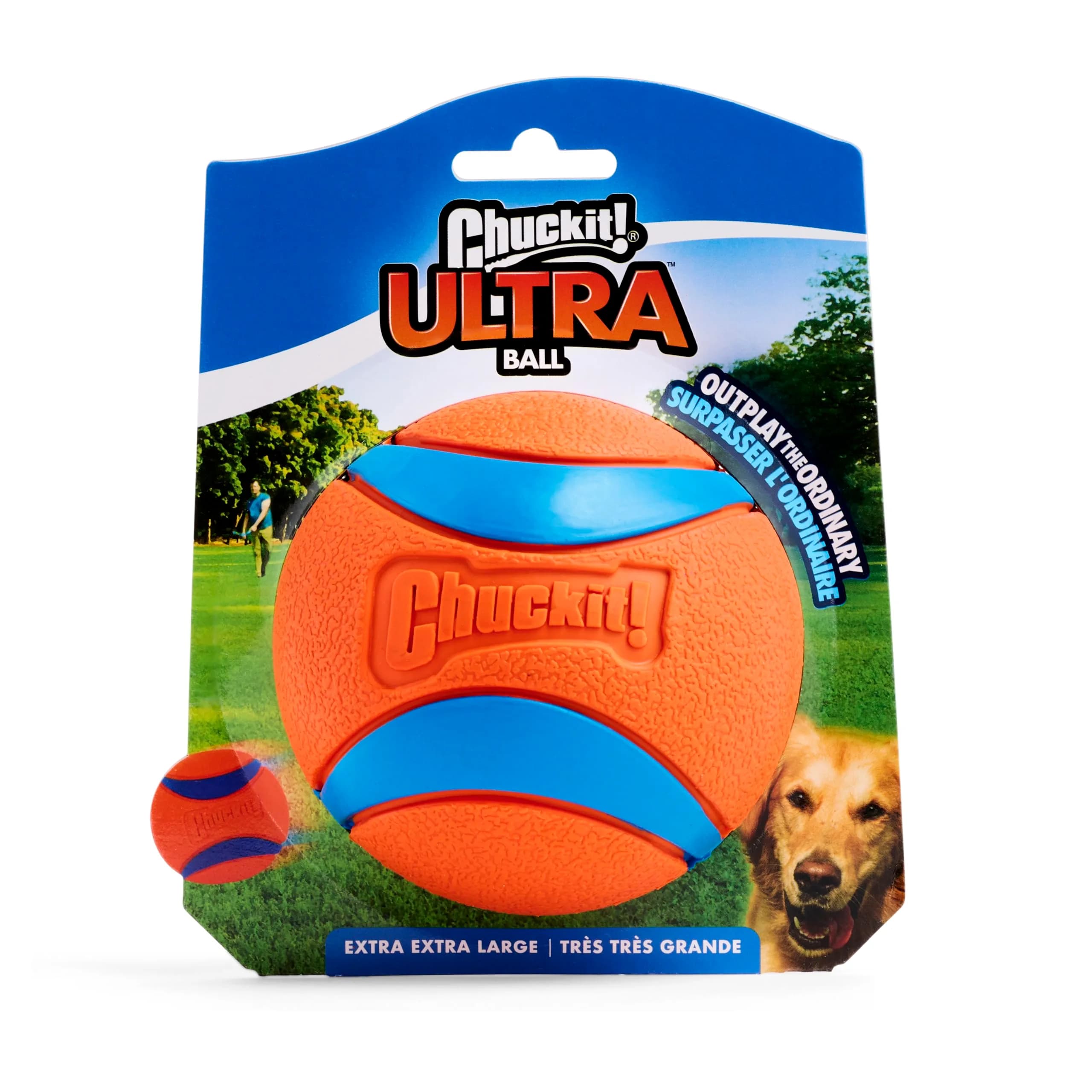 Chuckit! Ultra Ball Dog Toy XXL (10.2cm / 4in) | High Bounce, Floats, Durable Rubber for Large Dogs - view 7