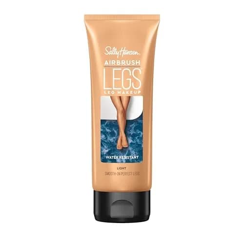 Sally Hansen Airbrush Legs Lotion - Light, 4.4 Fl Oz (Pack of 1) | Water Resistant Tan Glow - main product image