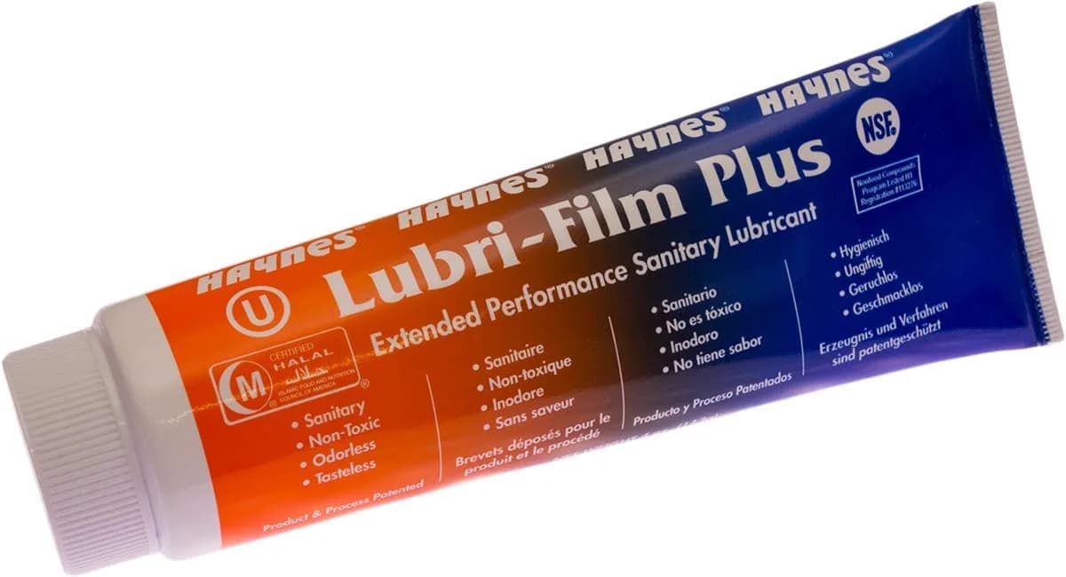 capps manufacturing Haynes 80S Lubri-Film Plus, 4 oz. Tube | Heavy-Duty Sanitary Lubricant for Food Industry — 4 ounces