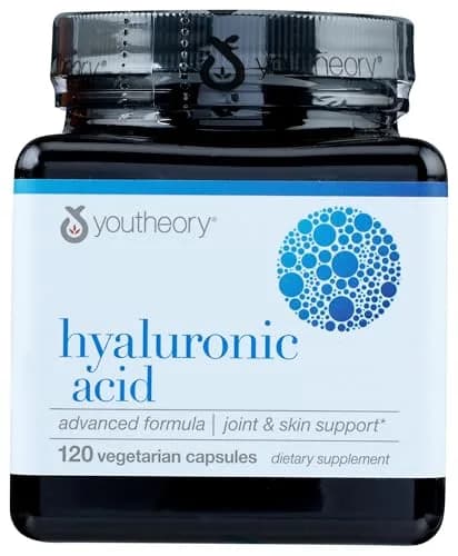 Youtheory Hyaluronic Acid Advanced Formula 120 Vegetarian Capsules | Supports Joint Health & Skin Vitality thumbnail 4