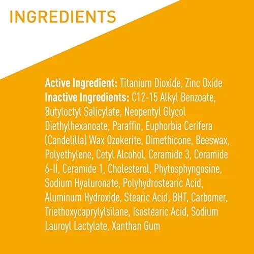 CeraVe Mineral Sunscreen Stick SPF 50, Broad Spectrum UVA/UVB Protection | 13.87ml (0.47 Fl Oz) thumbnail 7