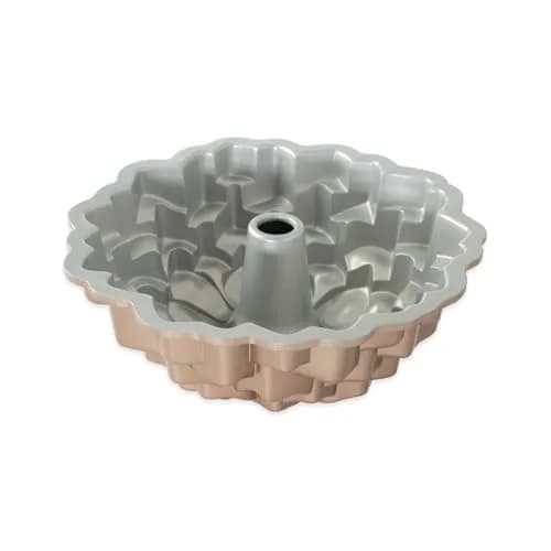 Nordic Ware Blossom Bundt Pan ,Toffee | Intricate Cast Aluminum Cake Pan for Elegant Baking thumbnail 4