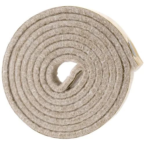 SOFTTOUCH Heavy Duty Felt Strip Roll 1.27cm x 152.4cm (1/2" x 60") | Protects Floors & Furniture thumbnail 1
