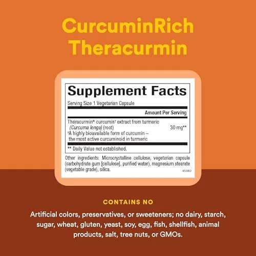 Natural Factors CurcuminRich Theracurmin 30 mg Turmeric Curcumin | Supports Inflammation & Heart Health thumbnail 4