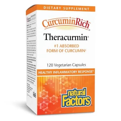 Natural Factors CurcuminRich Theracurmin 30 mg Turmeric Curcumin | Antioxidant & Joint Support (120 Count) thumbnail 1