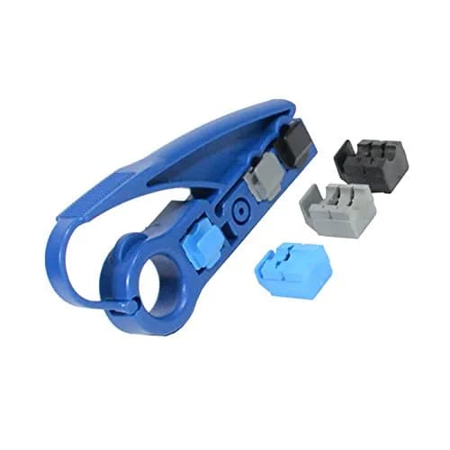 LOGICO Cable Jacket Strip Tool RG6/RG59/UTP | High-Efficiency Wire Stripper for Multiple Cables