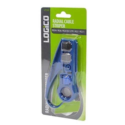 LOGICO Cable Jacket Strip Tool RG6/RG59/UTP | High-Efficiency Wire Stripper for Multiple Cables thumbnail 3