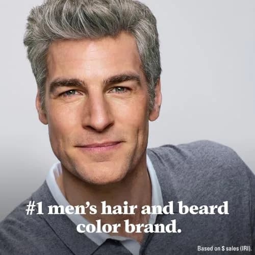 Just for Men Touch of Gray Hair Color, Medium Brown T-35 (1 Pack) | Subtle Gray Blending for Salt & Pepper Look thumbnail 5
