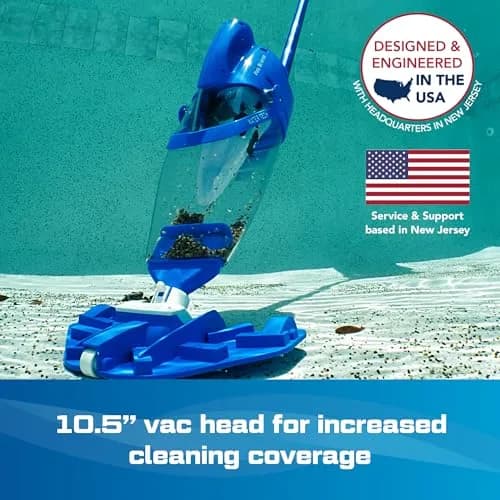 POOL BLASTER Centennial Cordless Pool Vacuum for Above Ground Pool w/Pole | Battery-Powered, Handheld, XL Debris Chamber thumbnail 6