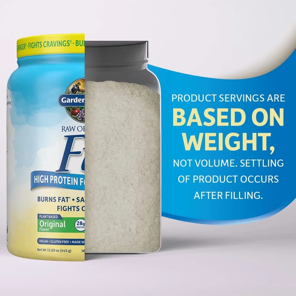 Garden of Life Raw Organic Fit Vegan Protein Powder Original 427g (14 Oz) | 28g Plant Protein for Weight Management - view 5