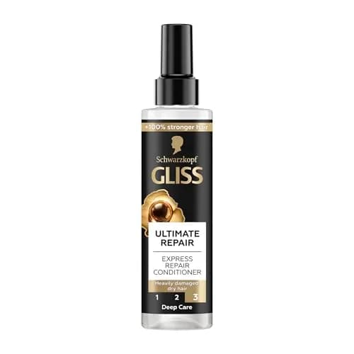 Gliss Kur Ultimate Repair Express Regenerating Conditioner Spray 200ml (6.76 Fl Oz) | Repairs Damaged Hair thumbnail 1