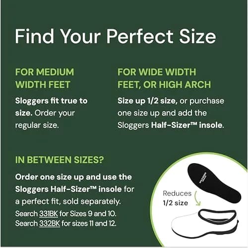 Sloggers Waterproof Work Shoe for Men Size 9 | Slip-On Rain & Garden Footwear with Comfort Support Insole thumbnail 8