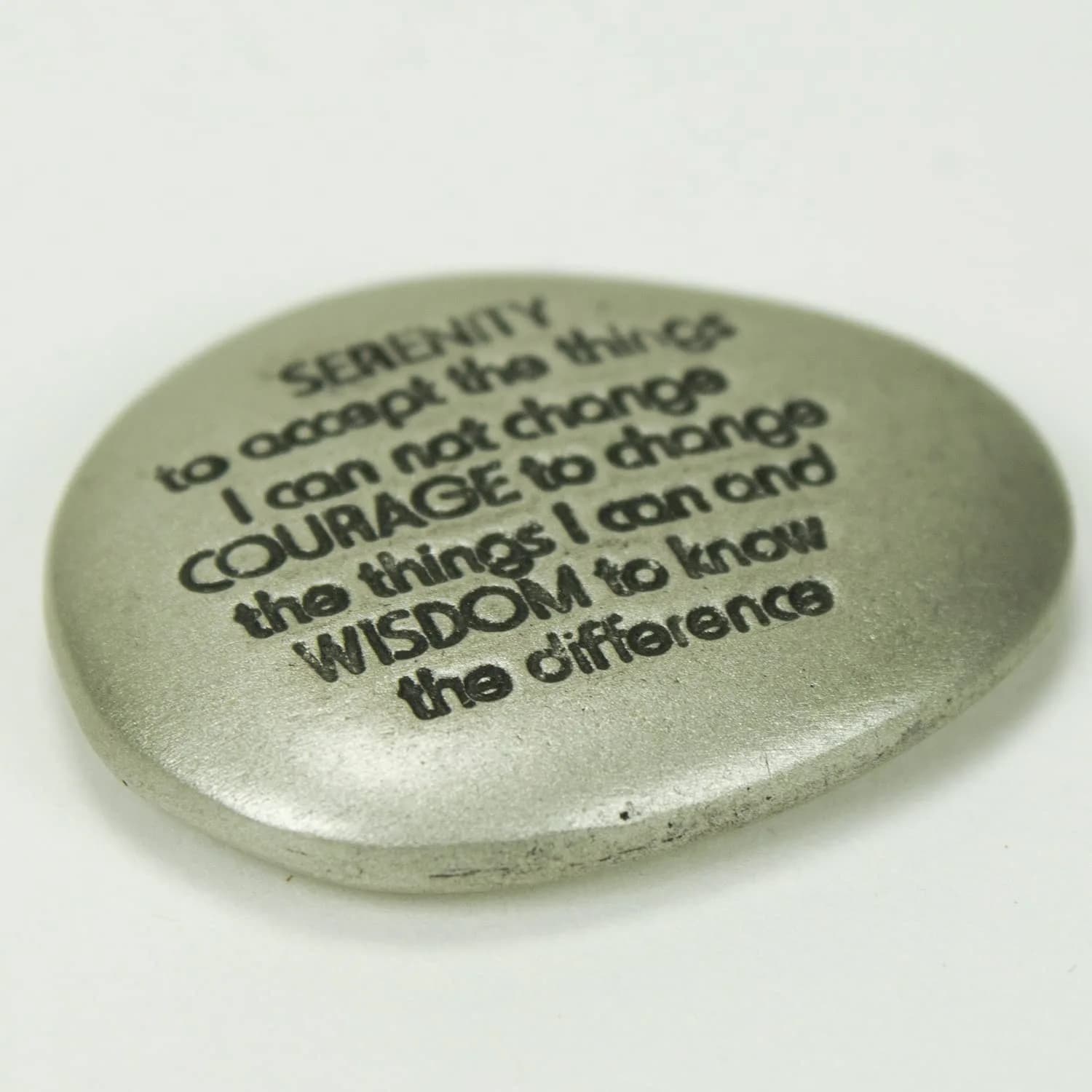 Cathedral Art Serenity Prayer Soothing Stone 3.81cm (1.5-inch) | Engraved Rock with Inspirational Words - view 2