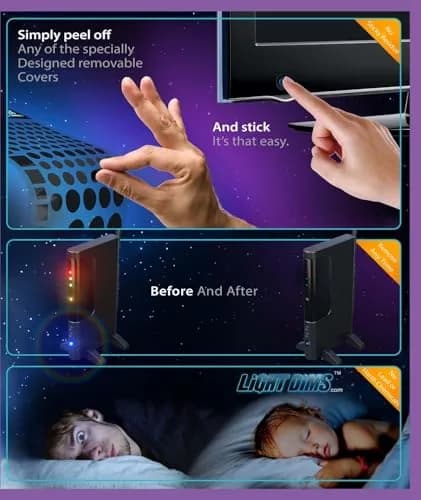 LIGHT DIMS Original Strength LED Light Dimming Shapes 50-80% Black (1 Sheet) thumbnail 4